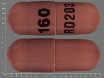 160 mg Propranolol HCl ER Capsule